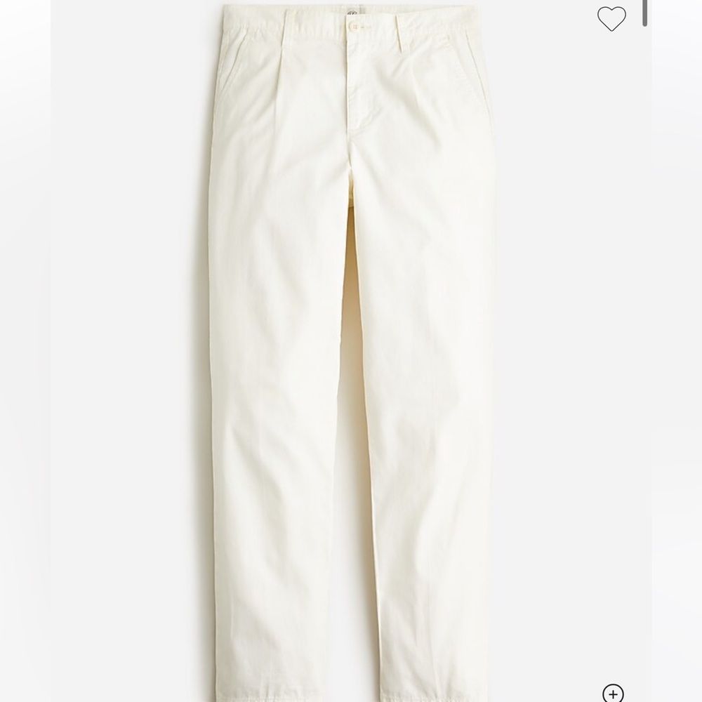 Slouchy Pleated Boyfriend Chino J Crew